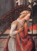 Details of The Annunciation Fra Filippo Lippi